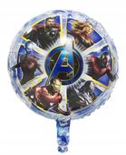 Balon Urodzinowy Avengers Hulk Iron Men Kółko Superbohaterowie Foliowy 3D