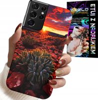 ETUI DO SAMSUNG GALAXY S21 Ultra - MEKSYKAŃSKA PUSTYNIA WIDOKI CASE + FOLIA
