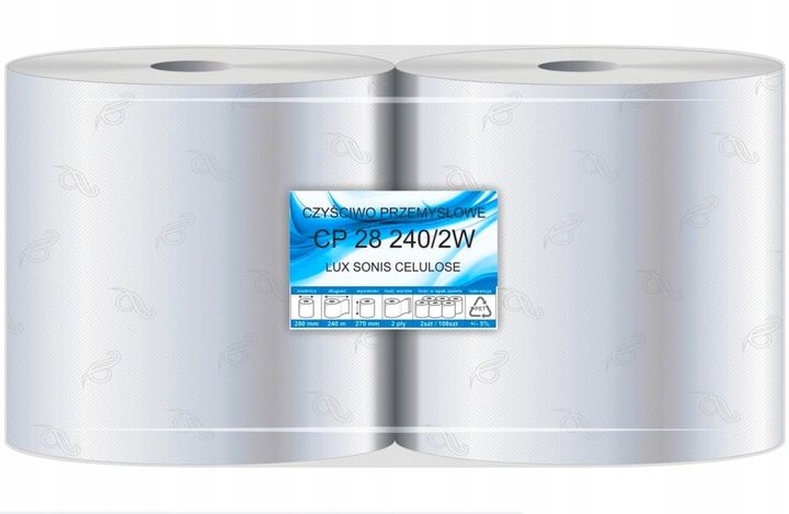 CZYŚCIWO PRZEMYSŁOWE CELULOZA 2-warstwowe 244m zdjęcie 2