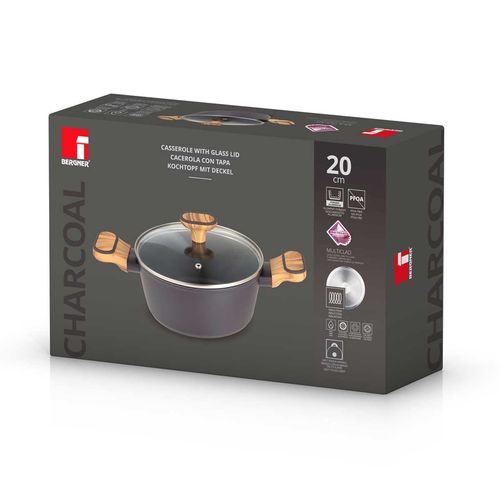 garnek multiclad 20cm z pokrywą bergner bg-56036 charcoal na Arena.pl