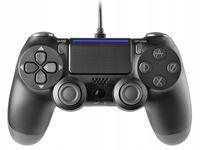 KONTROLER PRZEWODOWY PAD DO PS4 PRZEWODOWY PAD DO PC PS3 CZARNY