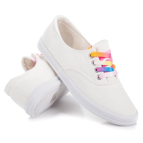 Wiązane tenisówki multicolor r.39 na Arena.pl