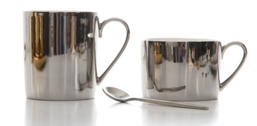 KUBEK ZE STALI NIERDZEWNEJ 1 szt - Home Decor na Arena.pl