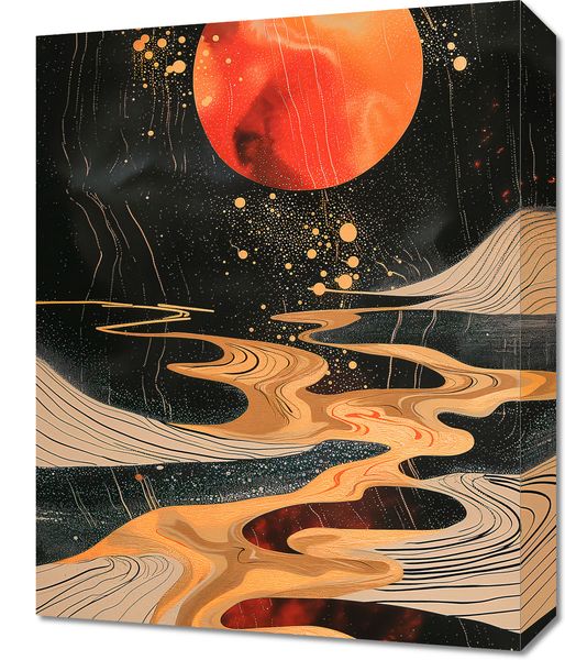 Obraz 40x50cm Planetarny Taniec zdjęcie 1