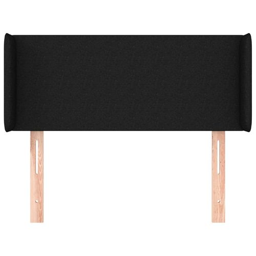 Zagłówek uszak, czarny, 103x16x78/88 cm, tkanina na Arena.pl