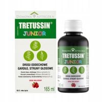 Syrop na kaszel dla dzieci Tretussin Junior Gardło 165 ml BEZ CUKRU