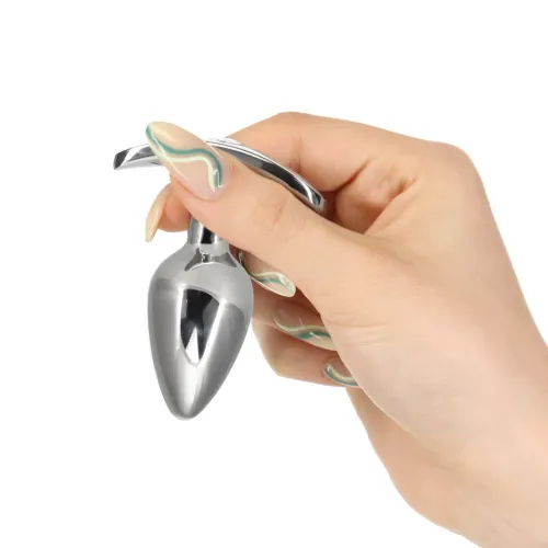 pillow talk sneaky - stalowy plug z kryształem, miniwibrator, 6.6 cm na Arena.pl