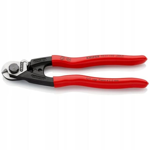 NOŻYCE DO LIN STALOWYCH 95 61 190 KNIPEX zdjęcie 2