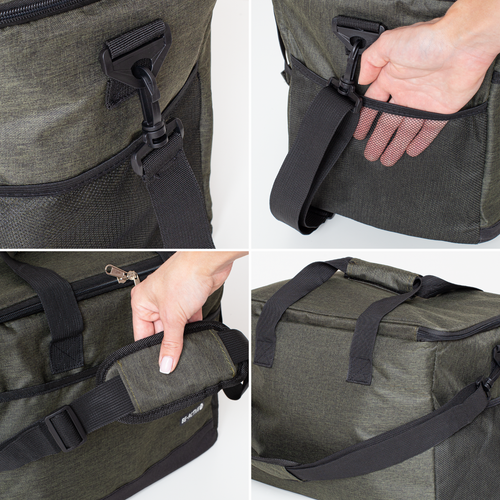 Duża Torba Termiczna 26,5L - Termoizolacyjna Na Zakupy Piknik Plażę na Arena.pl