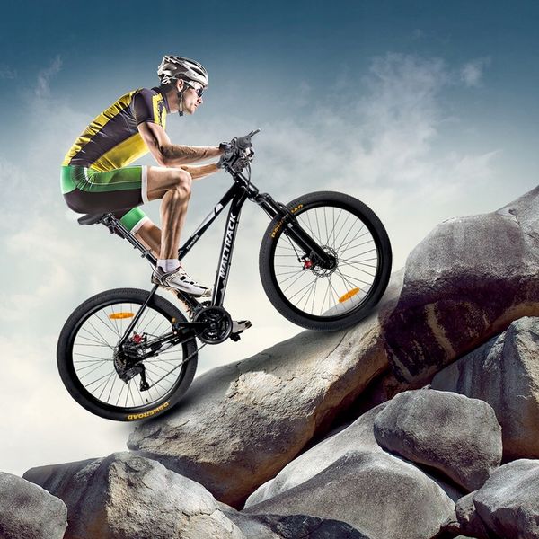 ROWER GÓRSKI MTB MANETKI 21 BIEGÓW 2 TARCZE RAMA 15" KOŁA 26" NÓŻKA zdjęcie 10
