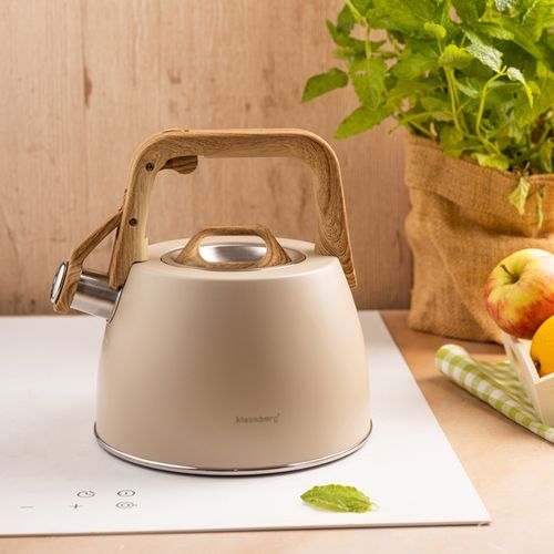 czajnik stalowy z gwizdkiem 2,5l klausberg kb-7917 na Arena.pl