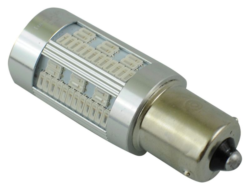 żarówka LED P21w pomarańczowa canbus 105 SMD 12v can bus zdjęcie 1