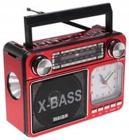 Radio PRZENOŚNE Kuchenne Głośnik Bluetooth Latarka Zegar USB SD TF MP3 1085