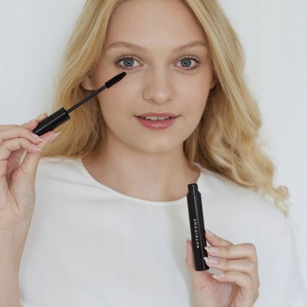 TUSZ DO RZĘS ze szczoteczką olej rycynowy WYDŁUŻAJĄCY czarny NUTRIDOME zdjęcie 9