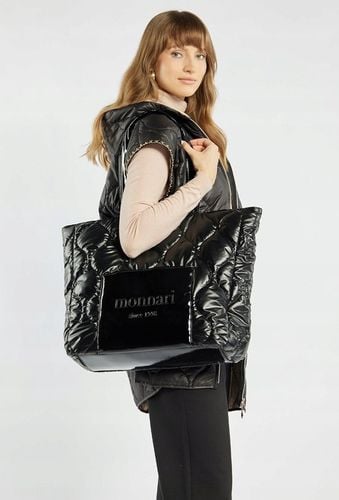 TOREBKA Damska MONNARI Duża Torba SHOPPER BAG Pojemna LOGO Premium Pikowana na Arena.pl