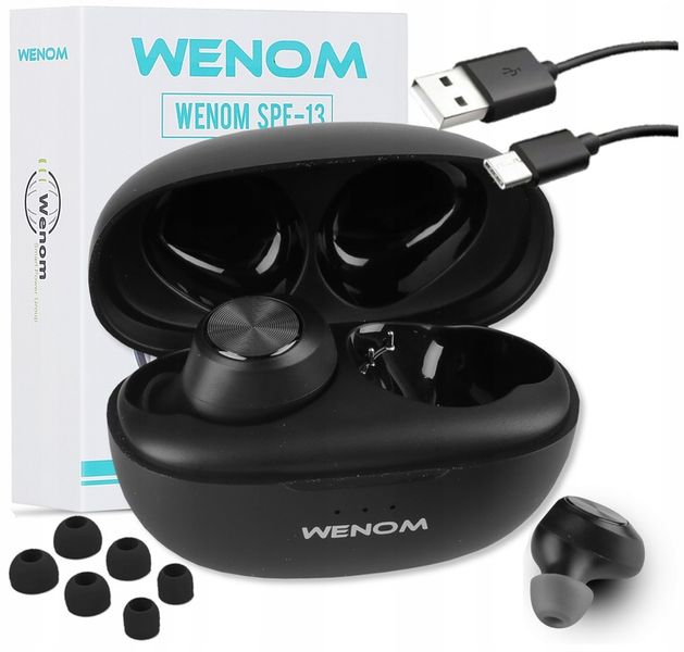 SŁUCHAWKI BEZPRZEWODOWE WENOM SPE-13 BT 5.3 WODOODPORNE 2 mikrofony że oo zdjęcie 7