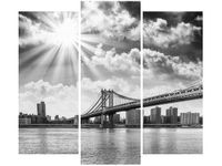 90 80CM OBRAZ T3 ELEM BROOKLYN NOWY JORK DRUK ŚCIENNY
