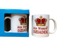 kubek w pudełku jego wysokość dziadek