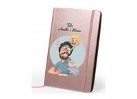 Notes metaliczny A5 UV gift DZIEŃ TATY urodziny kolorowy nadruk