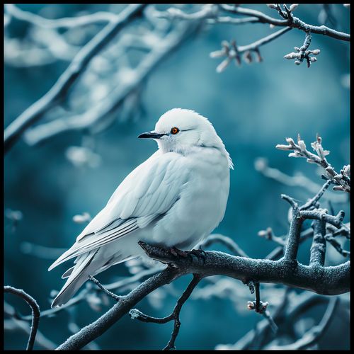 Plakat 90x90cm Perłowy Ptak na Arena.pl