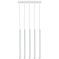 Lampa wisząca PASTELO 5 biała