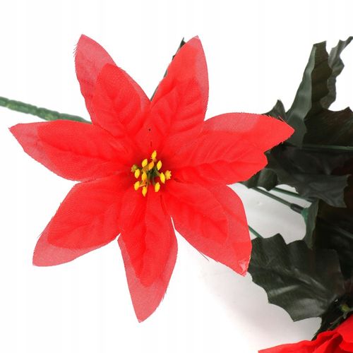 Sztuczne krzewy poinsecji do dekoracji hoteli i przyjęć na Arena.pl