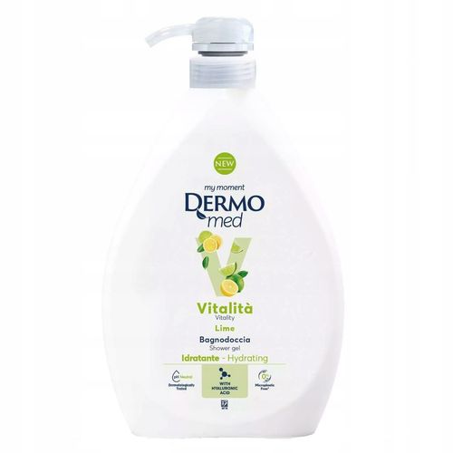 Dermomed Żel Pod Prysznic Z Pompką Limonka, 1000 Ml na Arena.pl