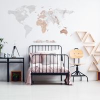 Naklejka Mapa Świata DK338 XL