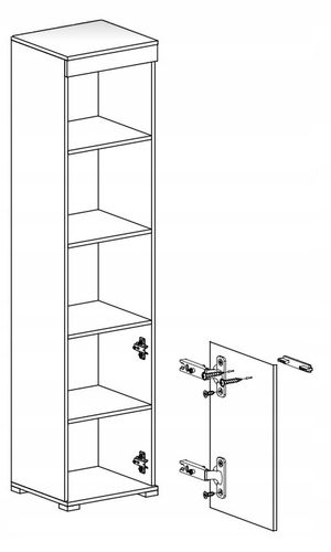 Regał 45 1D MARINO M20 - System Meble na Arena.pl
