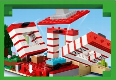 21275 - LEGO Minecraft - Dom TNT w dżungli na Arena.pl