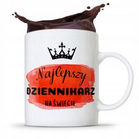 Kubek Dziennikarza Reportera Najlepszy Dziennikarz Z Nadrukiem Ze Zdjęciem