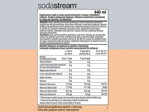 6x SYROP SODASTREAM KONCENTRAT 6 SMAKÓW DO SATURATORA 9L NAPOJU z 440ml na Arena.pl