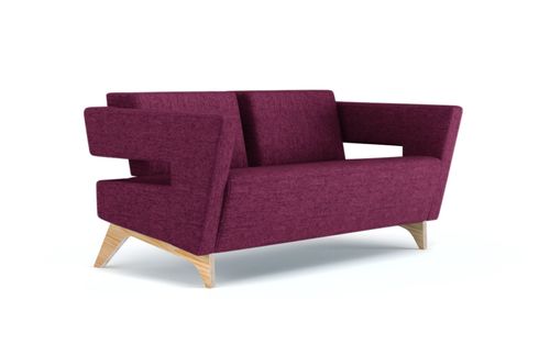 Sofa Loop 158cm fioletowa  D2 na Arena.pl
