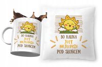 Zestaw Dla Kaliny Poduszka + Kubek Na Prezent Z Nadrukiem Ze Zdjęciem