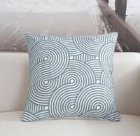 Poszewka na poduszkę we wzory geometryczne Warkocze 45x45cm