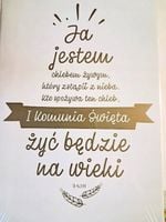 NT Z INFOGRAFIKAMI A5 ZŁOTE TŁ. JA JESTEM CHLEBEM PRACA ZBIOROWA