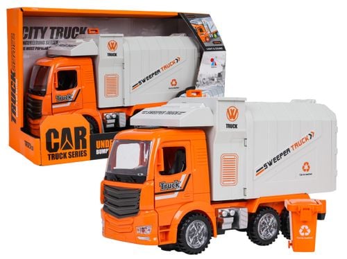 Śmieciarka Z Funkcją Świateł I Dźwięku Pomarańczowa na Arena.pl