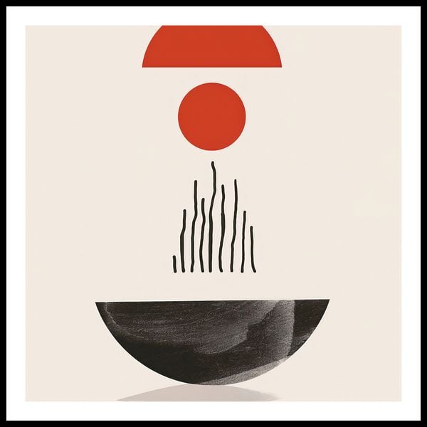 Plakat 60x60cm Półokrągła Forma zdjęcie 3