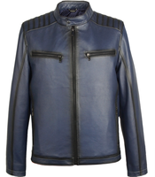 Kurtka skórzana męska "Artur" zapinana na zamek Rozmiar odzieży XL