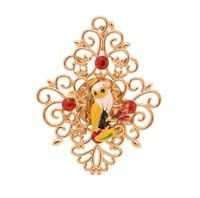 pierścionek z papugą