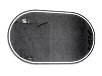 Lustro LED Łazienkowe Podświetlane 70x60 - PALERMO