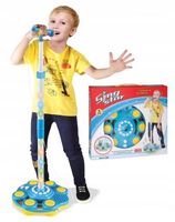 MIKROFON STOJĄCY DLA DZIECI ZE STATYWEM KARAOKE MP3 GŁOŚNIK