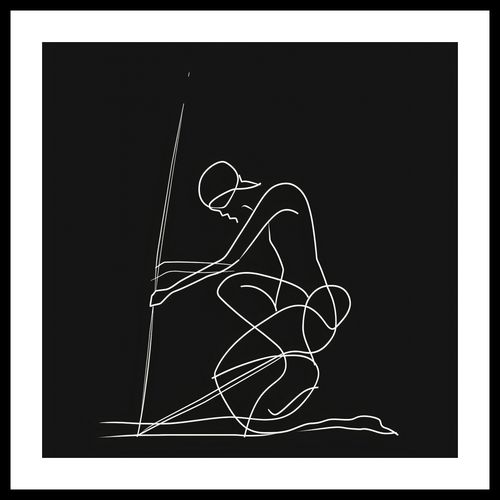 Plakat 40x40cm Linia na Arena.pl