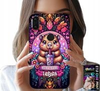 ETUI DO XIAOMI NOTE 7 - SŁODKA KAPIBARA Z SZEJKIEM, SUPER WZORY