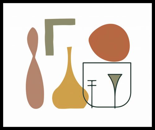 Plakat 60x50cm Naczynia na Arena.pl