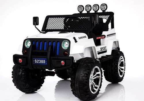 Auto na Akumulator S2388 Jeep Biały 4x45W na Arena.pl
