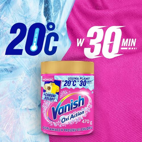 Vanish Oxi Action Odplamiacz do koloru i bieli 2 x 470 g na Arena.pl