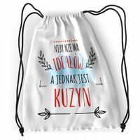 Plecak Dla Kuzyna Sportowy Szkolny Worek Torba Z Nadrukiem Ze Zdjęciem