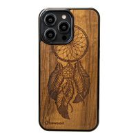 Drewniane Etui Bewood na iPhone 14 Pro Max ŁAPACZ SNÓW IMBUIA