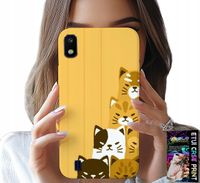 ETUI DO SAMSUNG A10 - LOVE CAT, WZORY Z KOTAMI, CASE + SZKŁO